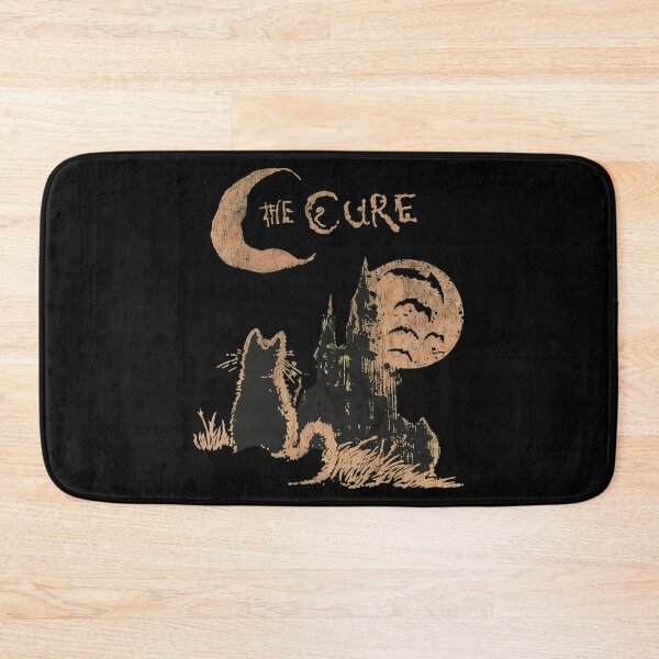 Item preview, The Cure Cat Design, 90s Alt Indie Rock Art, Music Gifts, Cat Lover Gifts, The Cure Fan Apparel designed and sold by Catsi-Nook-Art.