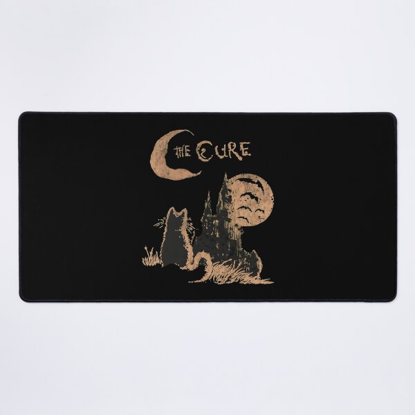Item preview, The Cure Cat Design, 90s Alt Indie Rock Art, Music Gifts, Cat Lover Gifts, The Cure Fan Apparel designed and sold by Catsi-Nook-Art.
