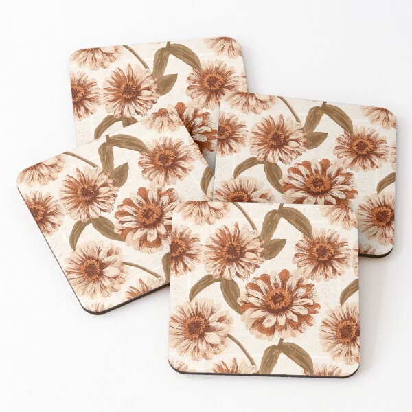 Item preview, Artistic Zinnia Flower  - Retro Flower Floral - Valentine'S Day Gifts For Her designed and sold by RoyalStarsPatts.