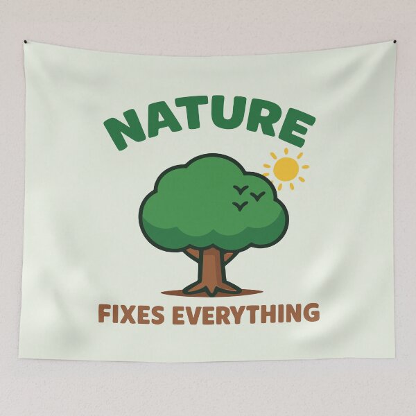 Item preview, Nature Fixes Everything designed and sold by fadilow.