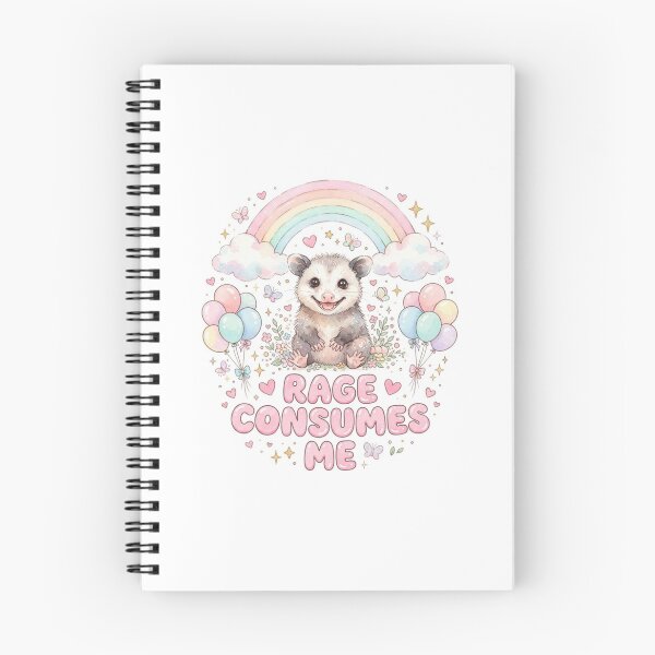 Item preview, Opossum rage consumes me kitty kitten cat funny gag adult humor novelty meme memes pet christmas birthday designed and sold by CheeseBlueprint.