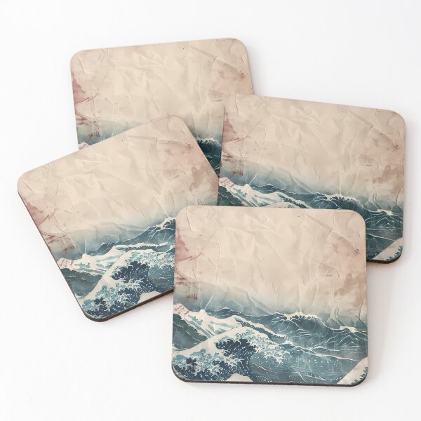 Item preview, Traditional Japanese Waves: Vintage Ukiyo-e Art designed and sold by Artdavesalzburg.