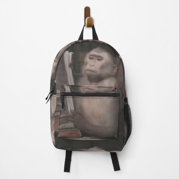 Item preview, READING MONKEY BY GABRIEL VON MAX (1889) designed and sold by humbleserf.