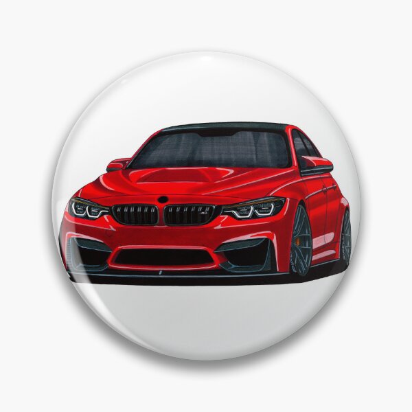 Item preview, Exclusive front part drawing legendary red modified sport car F80 Sedan S55B30 designed and sold by Cars23.