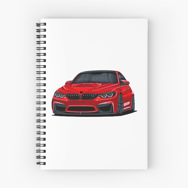 Item preview, Exclusive front part drawing legendary red modified sport car F80 Sedan S55B30 designed and sold by Cars23.
