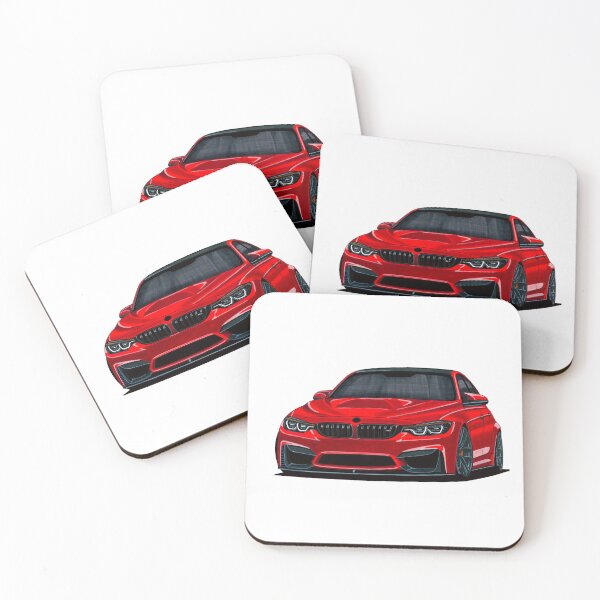 Item preview, Exclusive front part drawing legendary red modified sport car F80 Sedan S55B30 designed and sold by Cars23.