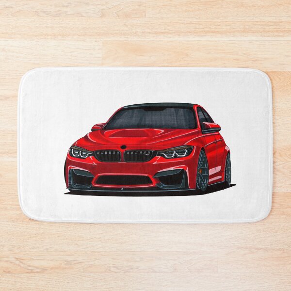 Item preview, Exclusive front part drawing legendary red modified sport car F80 Sedan S55B30 designed and sold by Cars23.