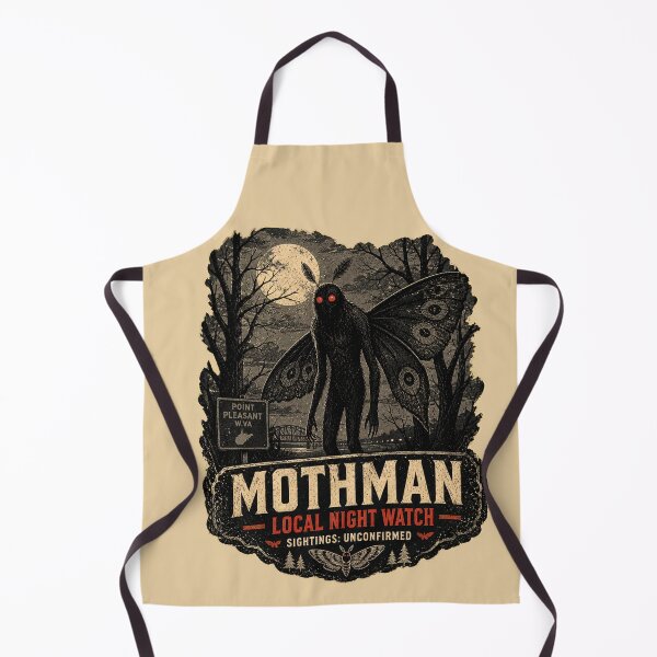 Item preview, Mothman Local Night Watch Point Pleasant Cryptid Vintage Horror designed and sold by SVox.
