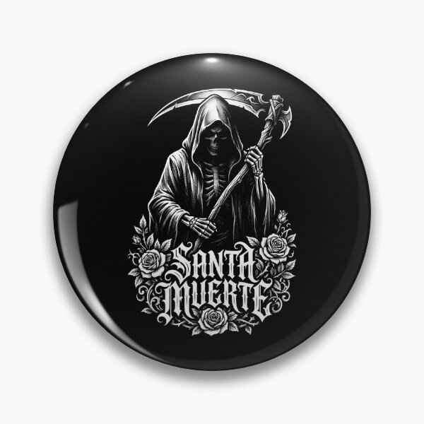 Item preview, Santa Muerte Grim Reaper Floral designed and sold by Steele-Art.