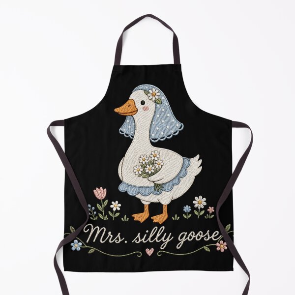 Item preview, Mr. and Mrs. Silly Goose Matching Couple, Funny Bride and Groom Wedding Gift designed and sold by Quiajia.