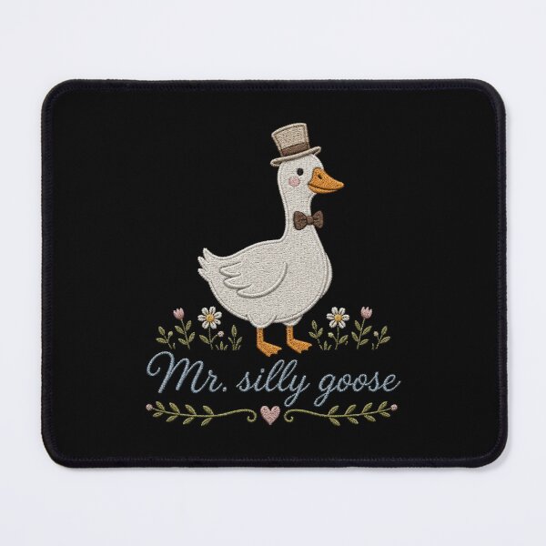Item preview, Mr. and Mrs. Silly Goose Matching Couple, Funny Bride and Groom Wedding Gift designed and sold by Quiajia.
