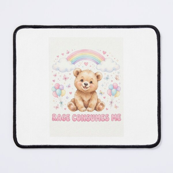 Item preview, Bear rage consumes me kitty kitten cat funny gag adult humor novelty meme memes pet christmas birthday designed and sold by CheeseBlueprint.