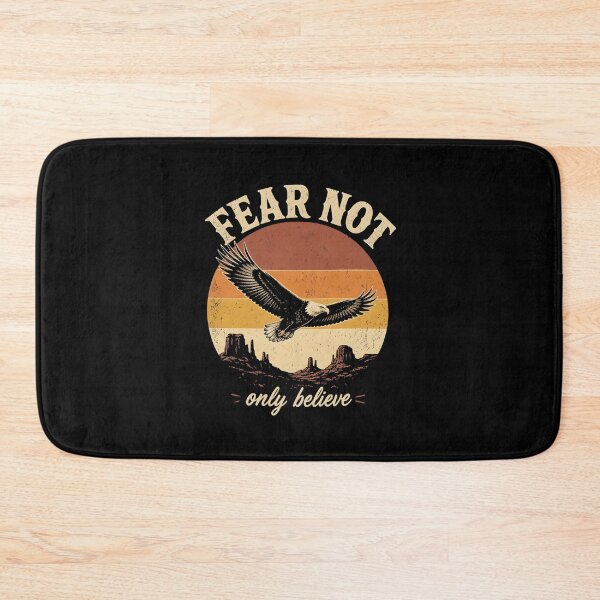 Item preview, Fear Not Only Believe Eagle Christian Faith Vintage Sunset designed and sold by thefirstbroo.