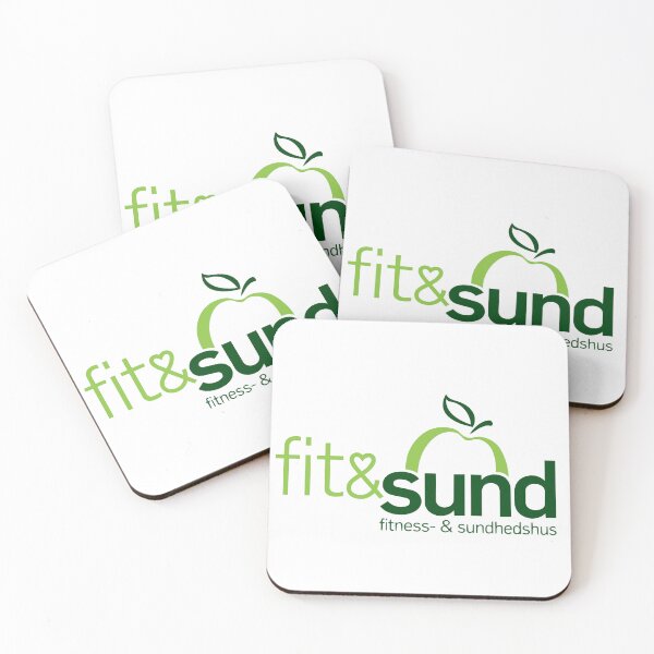 Item preview, Fit & Sund Fitness & Sundhedshus Green Apple Logo designed and sold by gengyut.