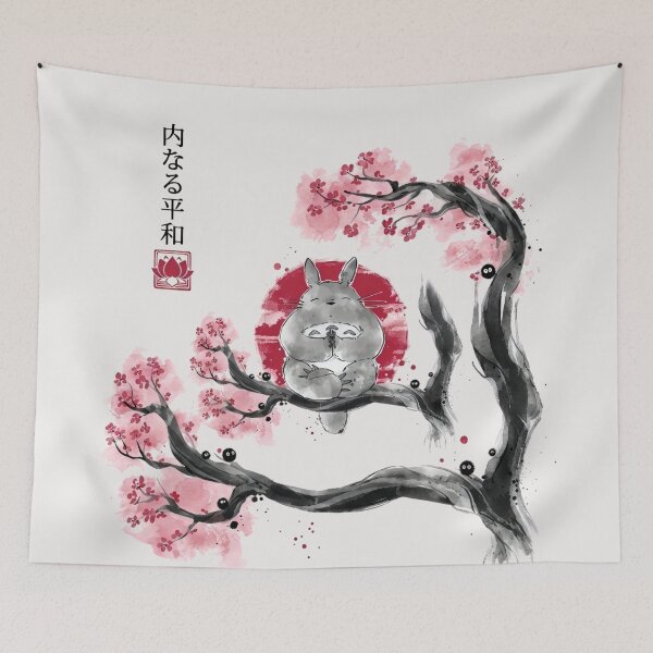 Item preview, Meditating on a Cherry Blossom Branch designed and sold by GITTERLU.