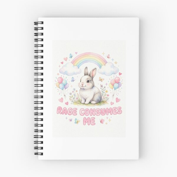 Item preview, Rabbit rage consumes me kitty kitten cat funny gag adult humor novelty meme memes pet christmas birthday designed and sold by CheeseBlueprint.