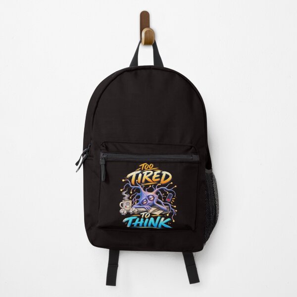 Item preview, Too Tired to Think – Funny Exhausted Brain Cell Neuron Design designed and sold by Tadeusz1.
