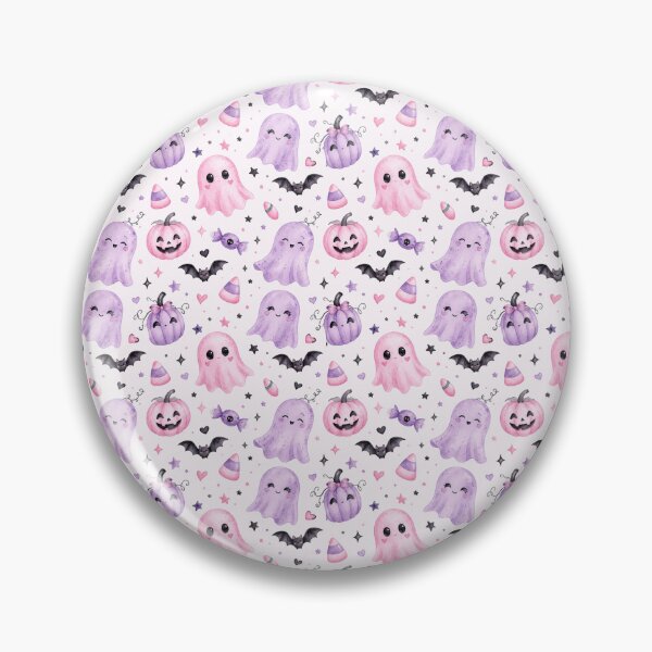 Item preview, Cute Pink Ghost Halloween Pattern designed and sold by Patternpulseee.