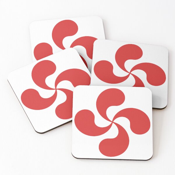 Item preview, Traditional Red Lauburu | Basque Country Design designed and sold by DONOSTIADESIGN.