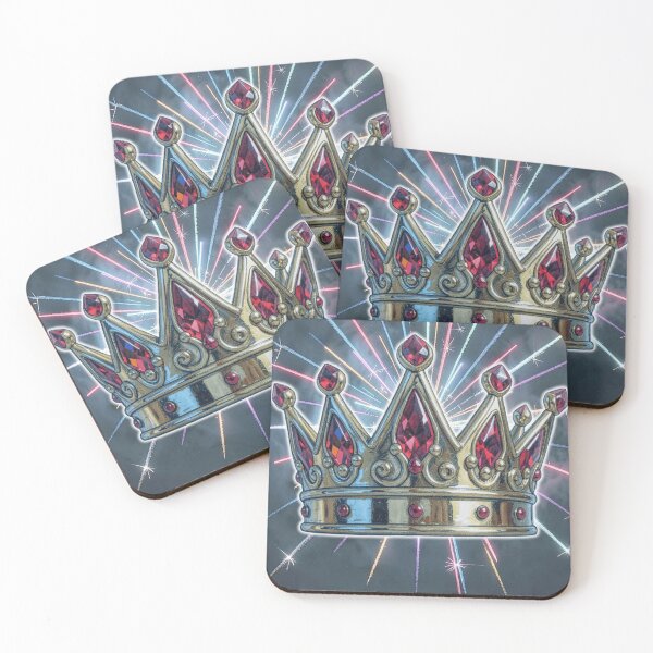 Item preview, Gold Royal Encrusted Ruby Queen Crown  designed and sold by QueenNightLife.