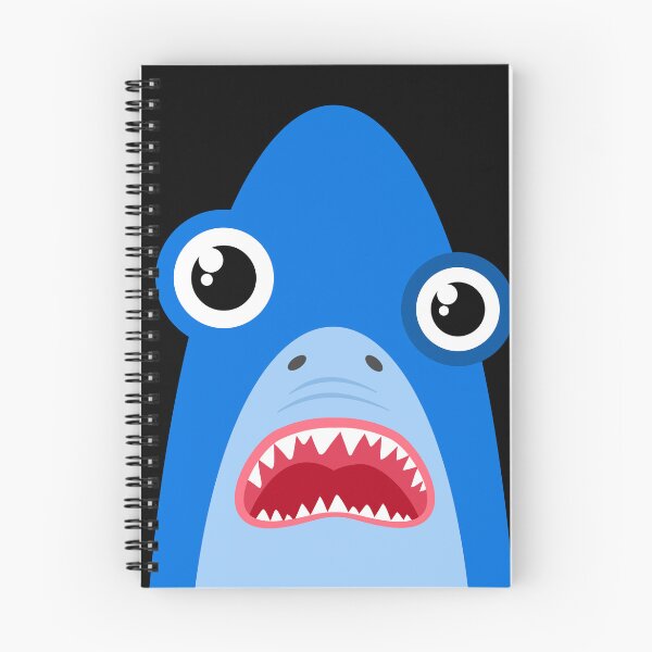 Item preview, Cute Kawaii Shark Face designed and sold by chaaval.