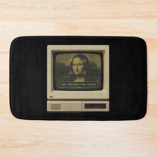 Item preview, Mona Lisa Face Recognition Error - Funny Tech Art designed and sold by ManggaeJM.