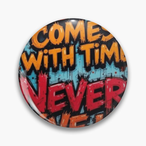 Item preview, Success Comes With Time Never Give Up | Graffiti Art Quote designed and sold by ArhaanFashions.