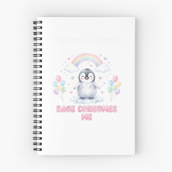 Item preview, Penguin rage consumes me kitty kitten cat funny gag adult humor novelty meme memes pet christmas birthday designed and sold by CheeseBlueprint.