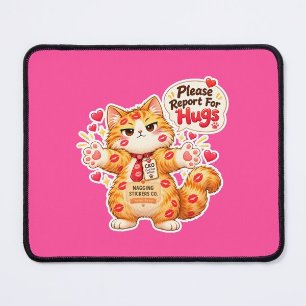Item preview, BISOU KISS CAT2 BY NAGGINGSTICKERSCO. PLEASE REPORT FOR HUGS! COLLECTION | ELECTRIC PINK Edition | No.01 designed and sold by LaMaisonOfMY.