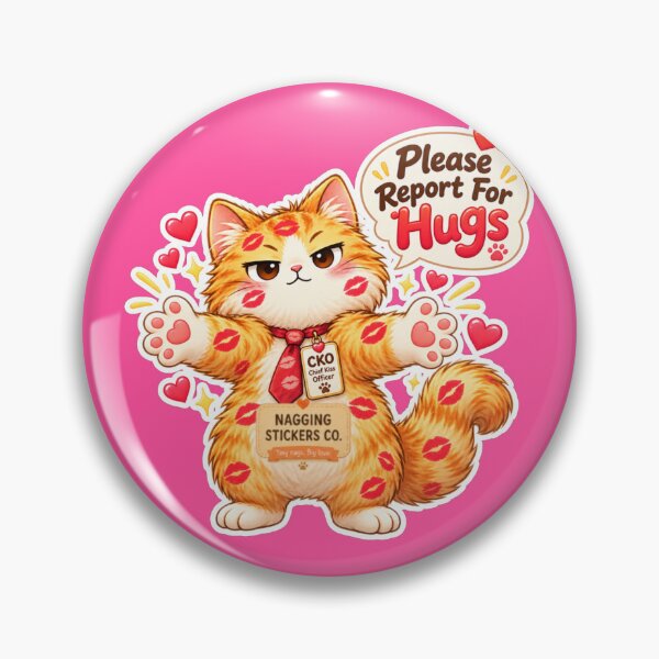 Item preview, BISOU KISS CAT2 BY NAGGINGSTICKERSCO. PLEASE REPORT FOR HUGS! COLLECTION | ELECTRIC PINK Edition | No.01 designed and sold by LaMaisonOfMY.