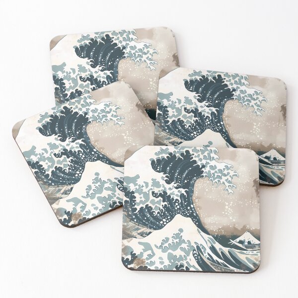 Item preview, Traditional Japanese Waves: Vintage Ukiyo-e Art designed and sold by Artdavesalzburg.
