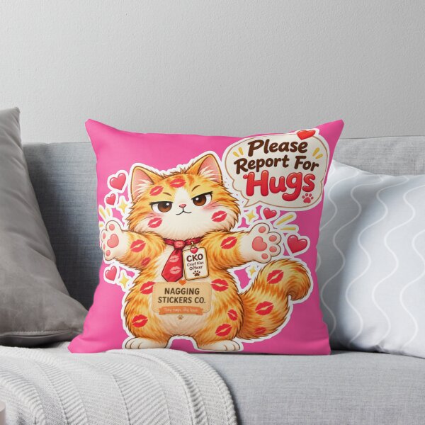Item preview, BISOU KISS CAT2 BY NAGGINGSTICKERSCO. PLEASE REPORT FOR HUGS! COLLECTION | ELECTRIC PINK Edition | No.01 designed and sold by LaMaisonOfMY.