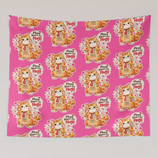 Item preview, BISOU KISS CAT2 BY NAGGINGSTICKERSCO. PLEASE REPORT FOR HUGS! COLLECTION | ELECTRIC PINK Edition | No.01 designed and sold by LaMaisonOfMY.