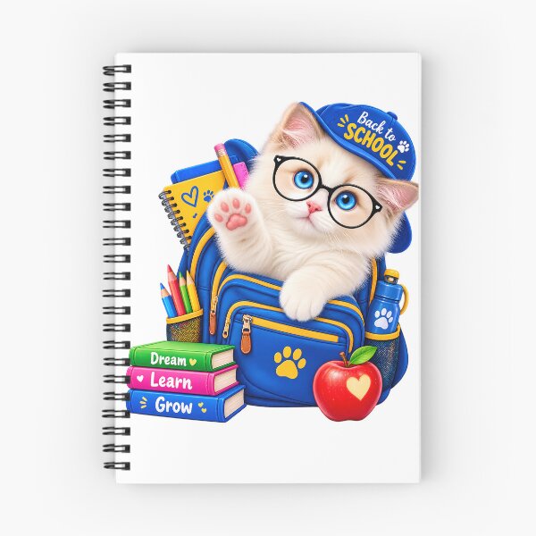 Item preview, Back to School &POD Cute Kitten – Adorable Cat School Spirit Design designed and sold by HoMya.