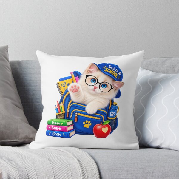 Item preview, Back to School &POD Cute Kitten – Adorable Cat School Spirit Design designed and sold by HoMya.