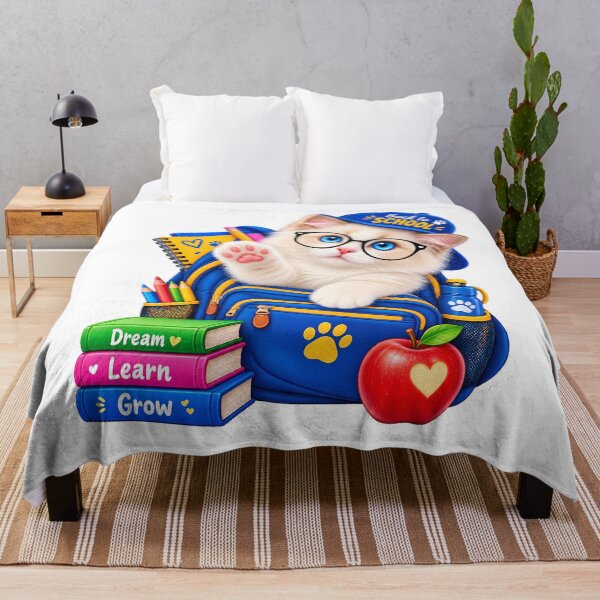 Item preview, Back to School &POD Cute Kitten – Adorable Cat School Spirit Design designed and sold by HoMya.