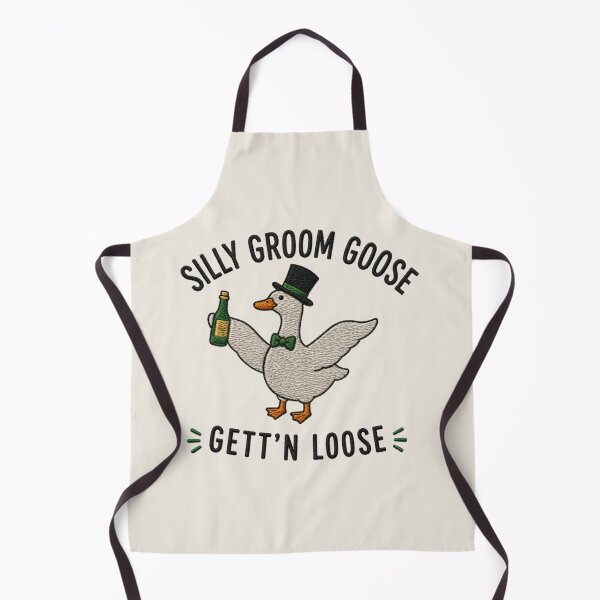 Item preview, Silly Goose Groom, Funny Goose Wedding Gift for Fiance, Matching Couple Newlywed Gift,Bachelor Party designed and sold by Quiajia.