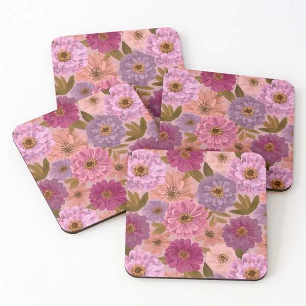 Item preview, Radiant Zinnia Flower  - Retro Flower Floral - Wedding Anniversary Gifts designed and sold by RoyalStarsPatts.