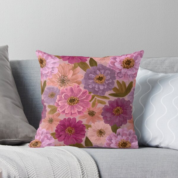 Item preview, Radiant Zinnia Flower  - Retro Flower Floral - Wedding Anniversary Gifts designed and sold by RoyalStarsPatts.