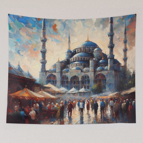 Item preview, The Blue Mosque designed and sold by Visual Nomad Club.