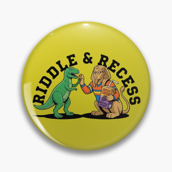 Item preview, Sphinx and T-Rex High-Five Riddle & Recess Pop Art designed and sold by Rare By Hero.