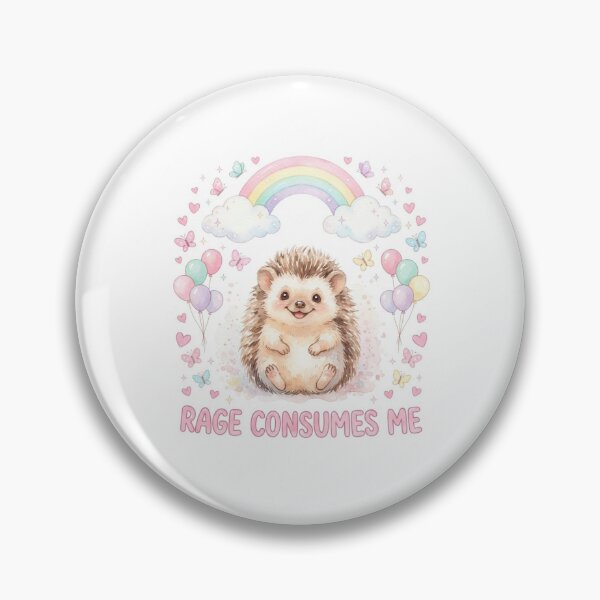Item preview, Hedgehog rage consumes me kitty kitten cat funny gag adult humor novelty meme memes pet christmas birthday designed and sold by CheeseBlueprint.