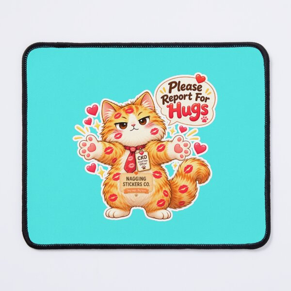 Item preview, BISOU KISS CAT2 BY NAGGINGSTICKERSCO. PLEASE REPORT FOR HUGS! COLLECTION | AQUA Edition | No.01 designed and sold by LaMaisonOfMY.
