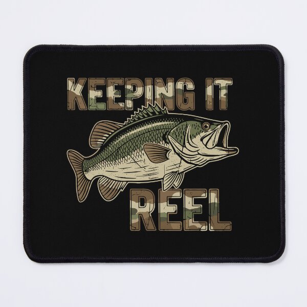 Item preview, Keeping It Reel Bass Fishing Angler Fisherman designed and sold by SofiBlair.