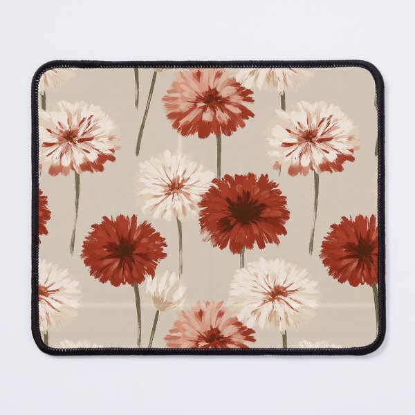 Item preview, Edgy Zinnia - Retro Flower Floral - Wedding Gift Ideas designed and sold by RoyalStarsPatts.