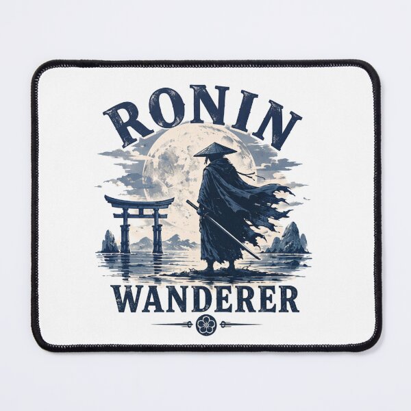 Item preview, Ronin Wanderer, Vintage Samurai Illustration designed and sold by alex889art.