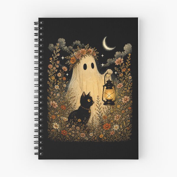 Item preview, Ghost Witch Spooky Boho Floral Cottagecore Halloween designed and sold by watanabeee.