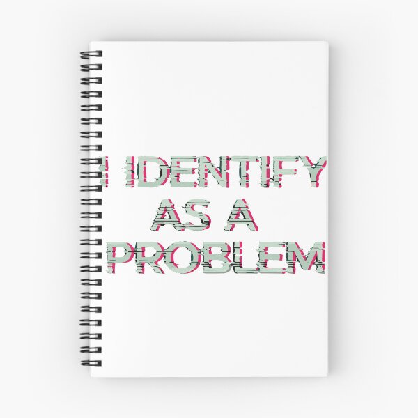 Item preview, I Identify As A Problem Sarcasm Humor Personality designed and sold by SofiBlair.