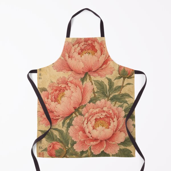 Item preview, Vintage Peonies on Aged Parchment designed and sold by zaveerequeen.