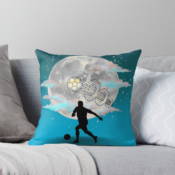 Item preview, Football Dream Under The Moon – Soccer Night Art designed and sold by PetruArtDesigns.